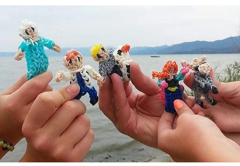 Colorful Loom Bands Set – 600-1500pcs DIY Bracelet Making Kit