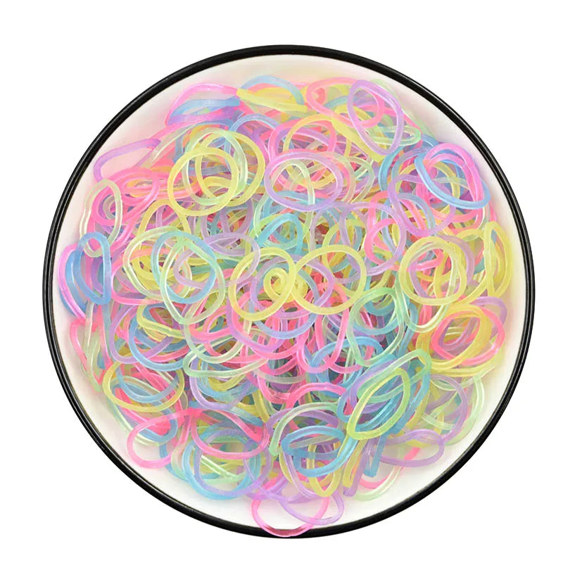 600pcs Loom Rubber Bands Kit – Rainbow Rubber Bands for Kids DIY Bracelet Making or Hair Accessories – Fun Creative Craft Toy Gift