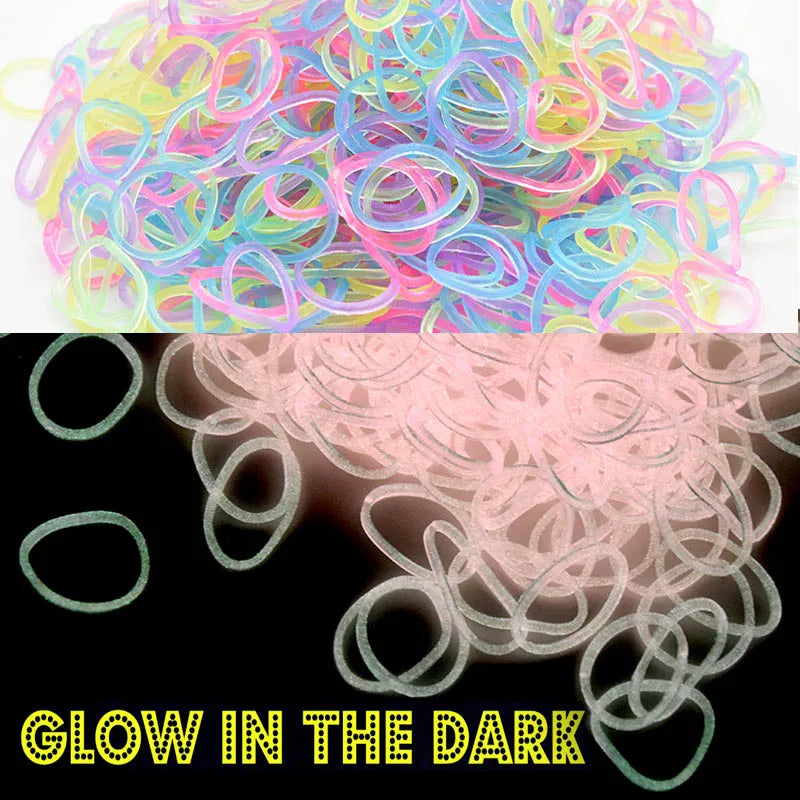 600pcs Loom Rubber Bands Kit – Rainbow Rubber Bands for Kids DIY Bracelet Making or Hair Accessories – Fun Creative Craft Toy Gift