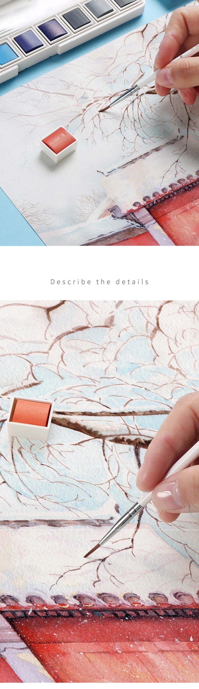 Art Pen #0 #00 #000 Paint Brush Art Supplies Nylon Hair Brush Painting Pen