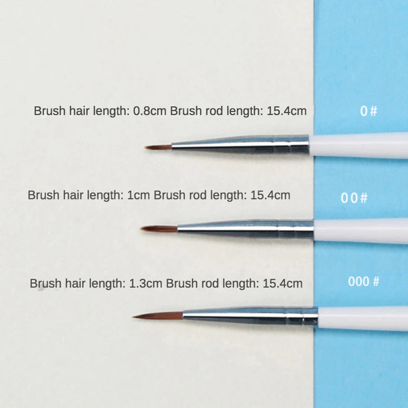 Art Pen #0 #00 #000 Paint Brush Art Supplies Nylon Hair Brush Painting Pen