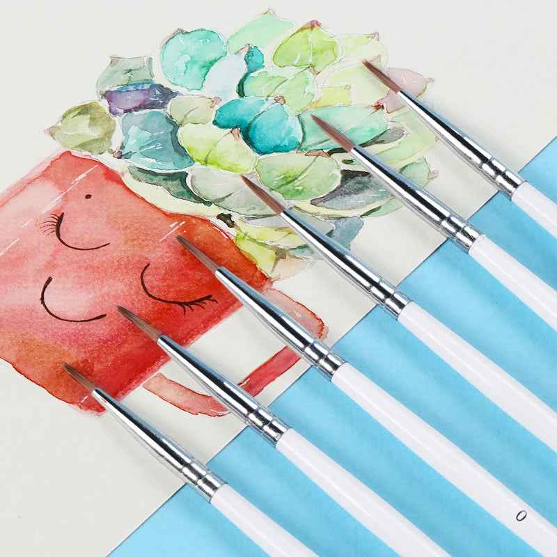 Art Pen #0 #00 #000 Paint Brush Art Supplies Nylon Hair Brush Painting Pen