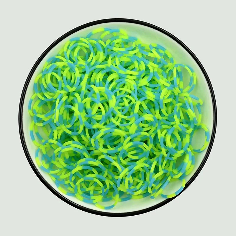 600pcs Loom Rubber Bands Kit – Rainbow Rubber Bands for Kids DIY Bracelet Making or Hair Accessories – Fun Creative Craft Toy Gift