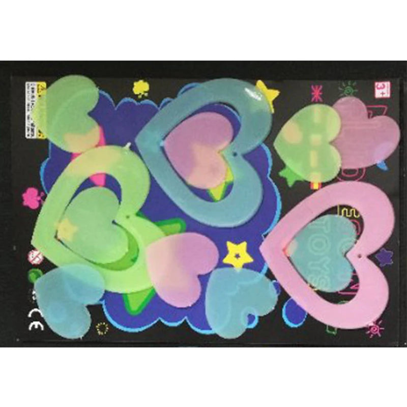 Glow in the Dark Cartoon Butterfly & Stars Wall Stickers – Luminous Noctilucent Decals for Kids Room & Bedroom Decor