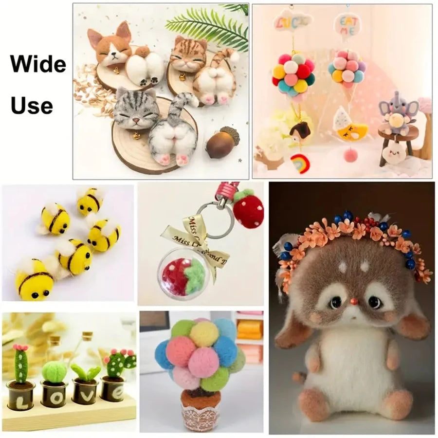 Wool Felting Needles Kit with Wooden Handle Tools Set