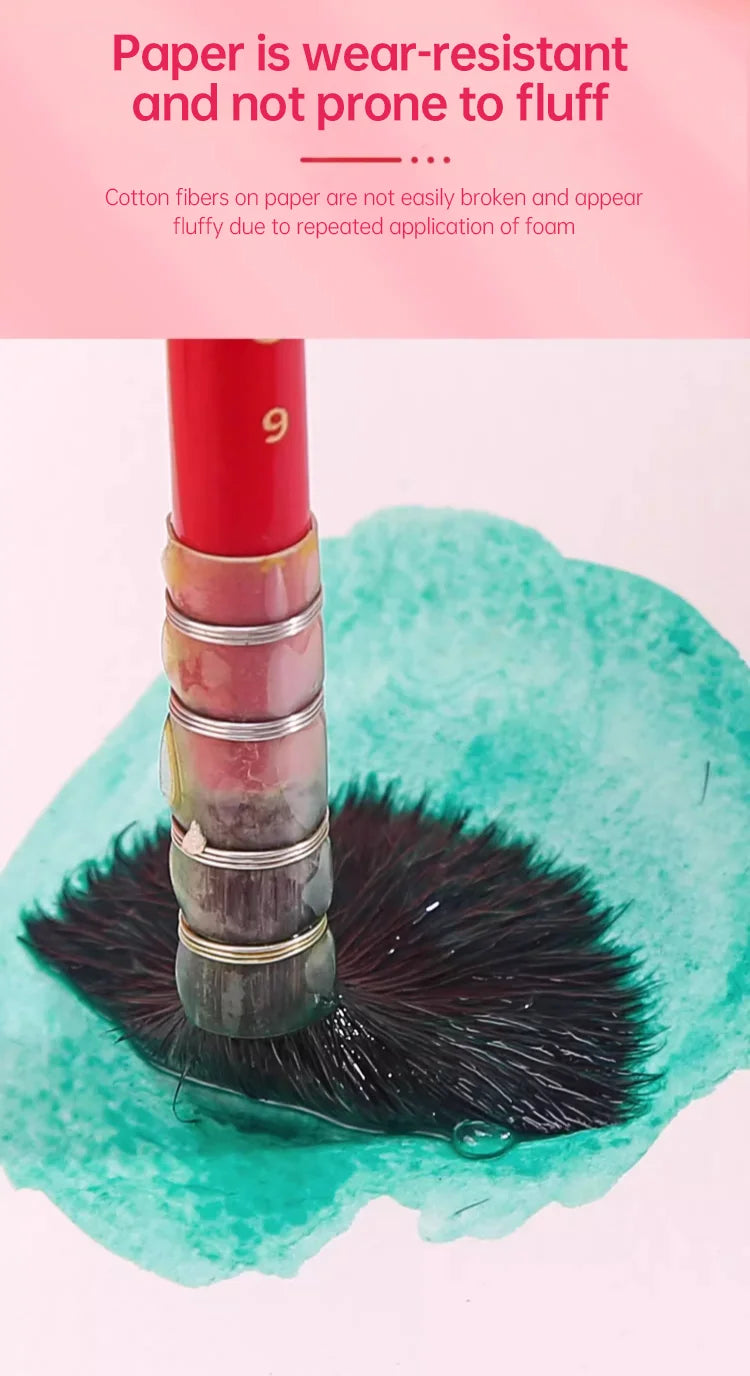 Baohong 100% Cotton Watercolor Paper – 200g/300g, 8K/16K/32K, 20 Sheets Professional Art Pad