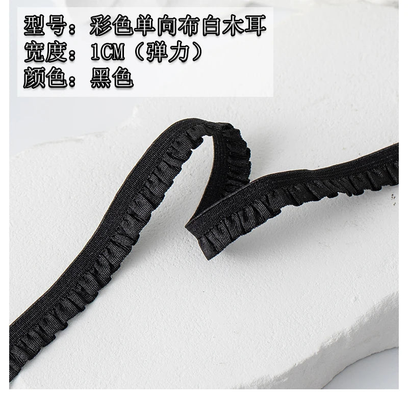 5Meters Elastic Lace Trim Ribbons for Party Dress Decoration Clothing DIY Crafts Supplies Needlework High Quality Sewing Fabric