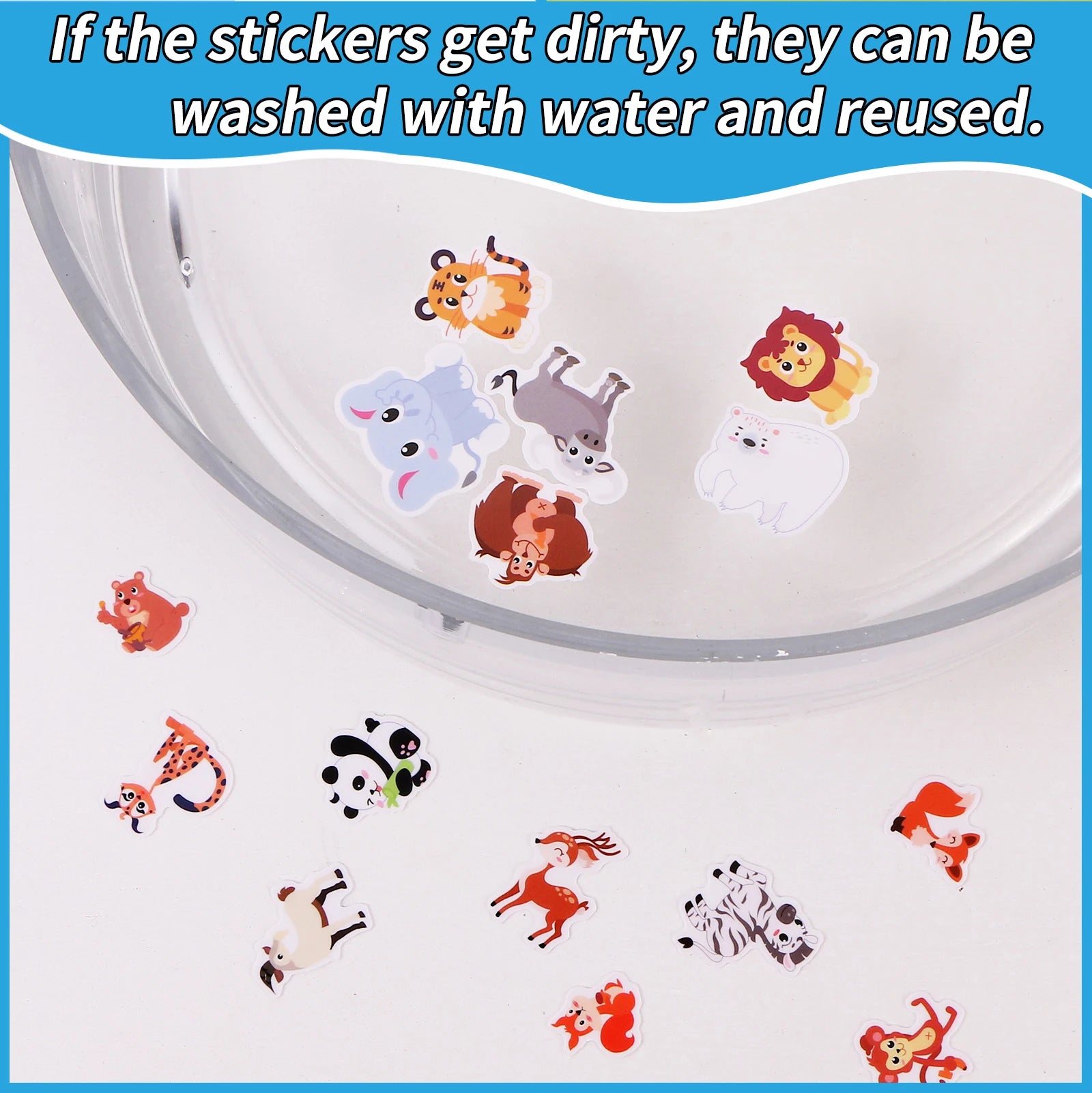 Kids’ Reusable DIY Sticker Book Montessori Toy