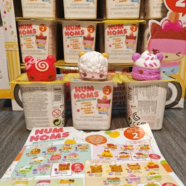 Num Noms Lipgloss Stamp Snow Cones Snackables Blind Box Collectible Toy Figures