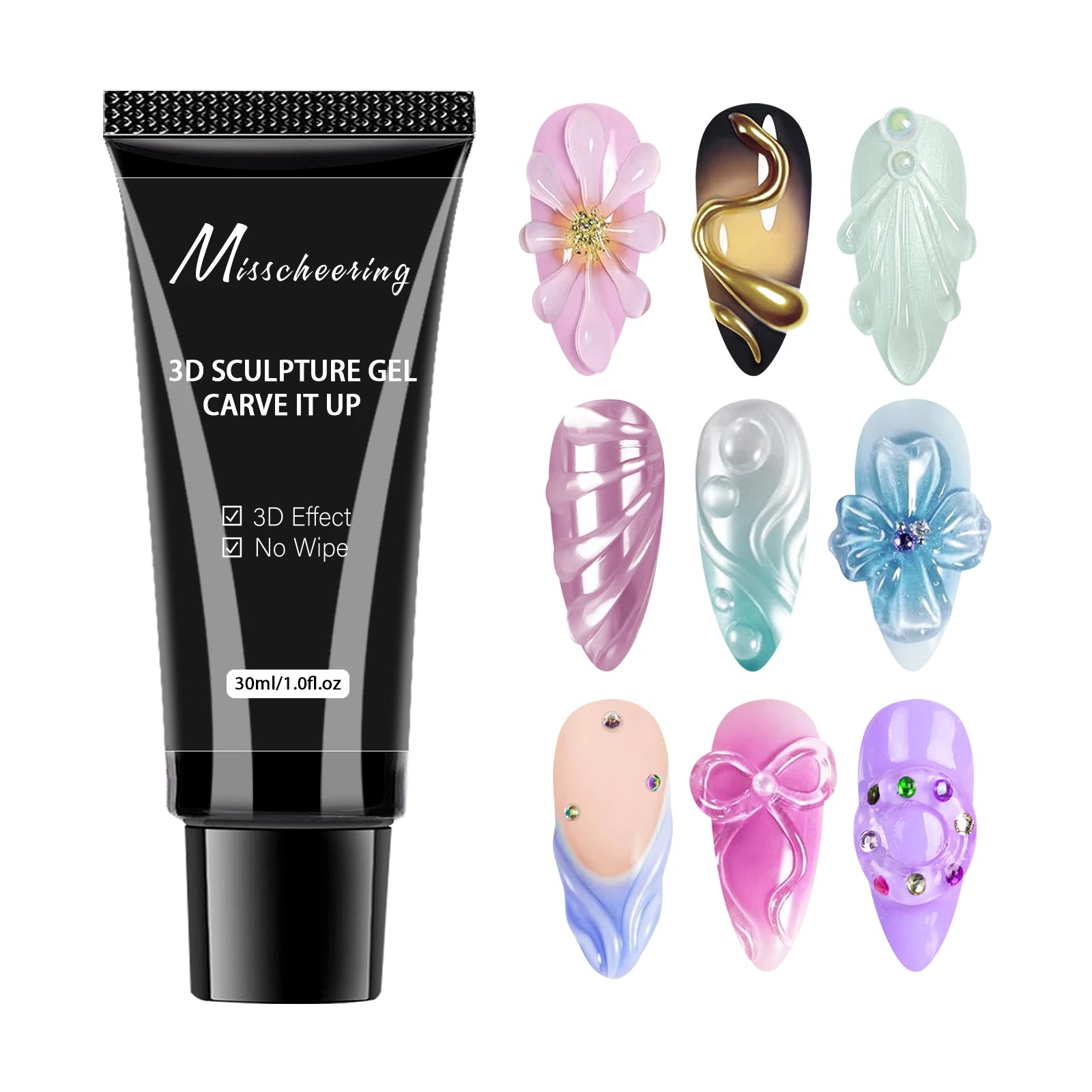 30g Nail Rhinestone Glue Super Strong Gel for Nail Art