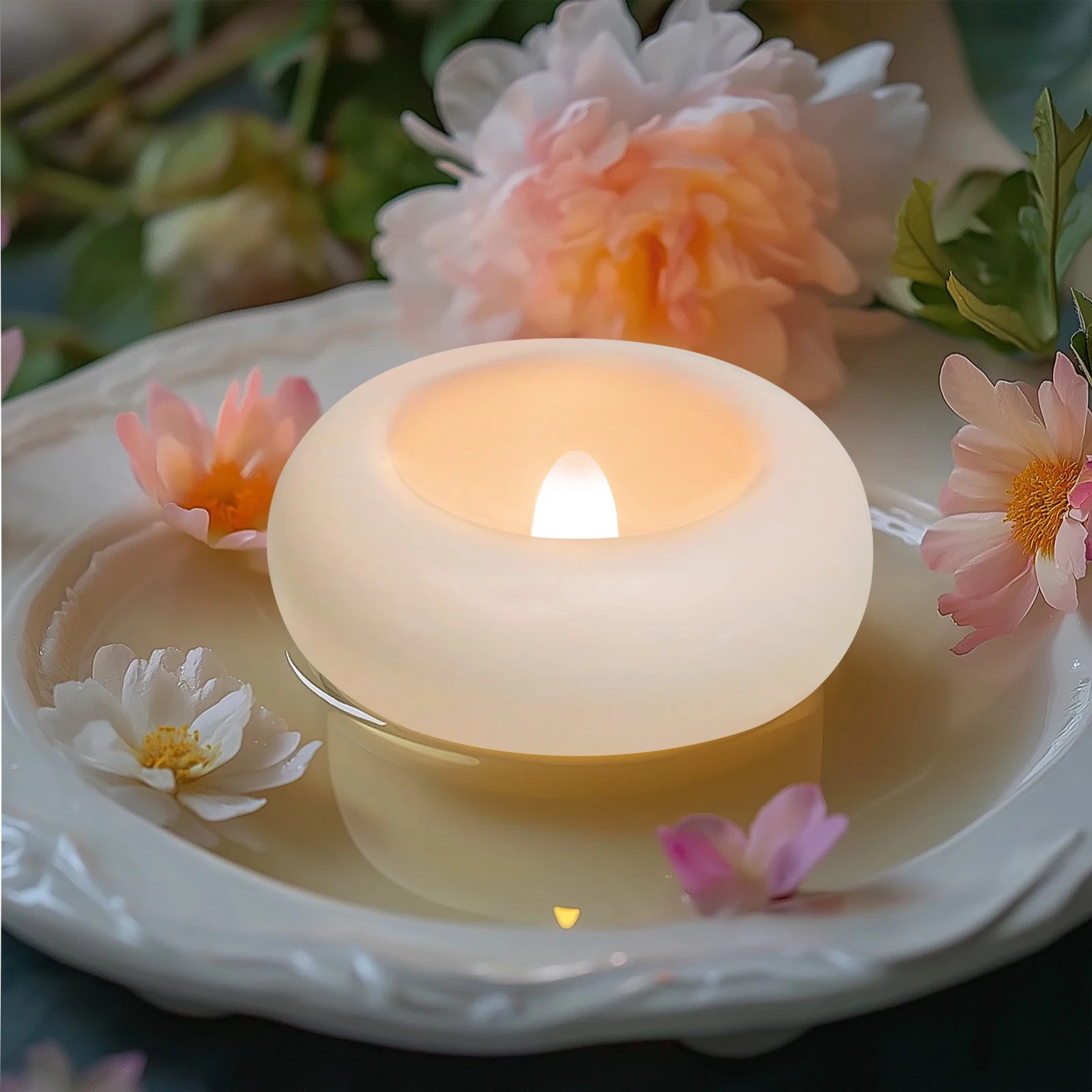 24-Piece Flickering LED Candle Tealights – Flameless Battery Candles with Optional Remote Control for Weddings, Home & Christmas Décor