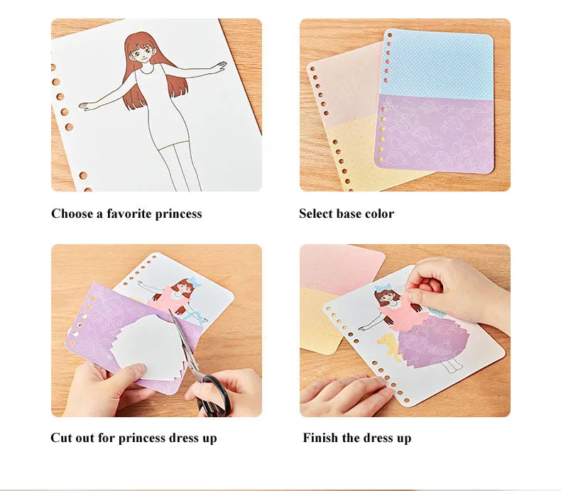 DIY Painting Sticker Craft Kit for Kids – Princess Art Set for Girls – Educational Handmade Activity and Creative Gift