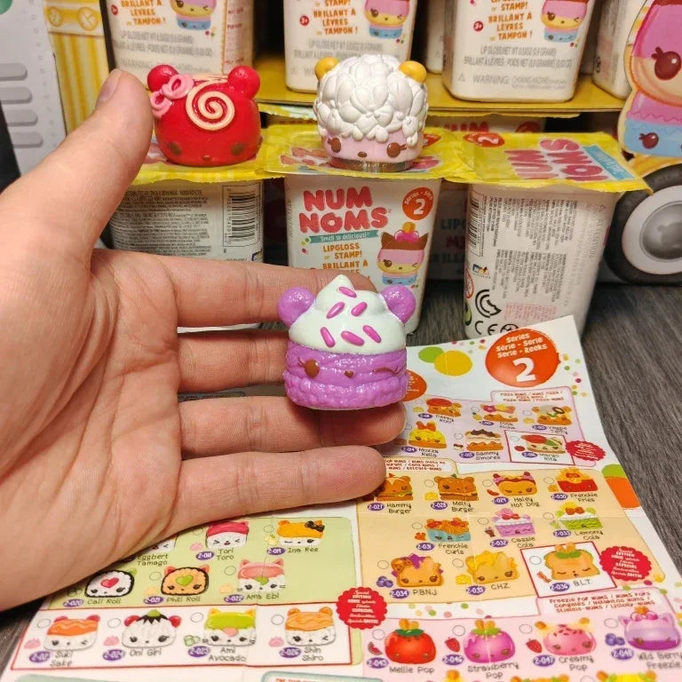 Num Noms Lipgloss Stamp Snow Cones Snackables Blind Box Collectible Toy Figures
