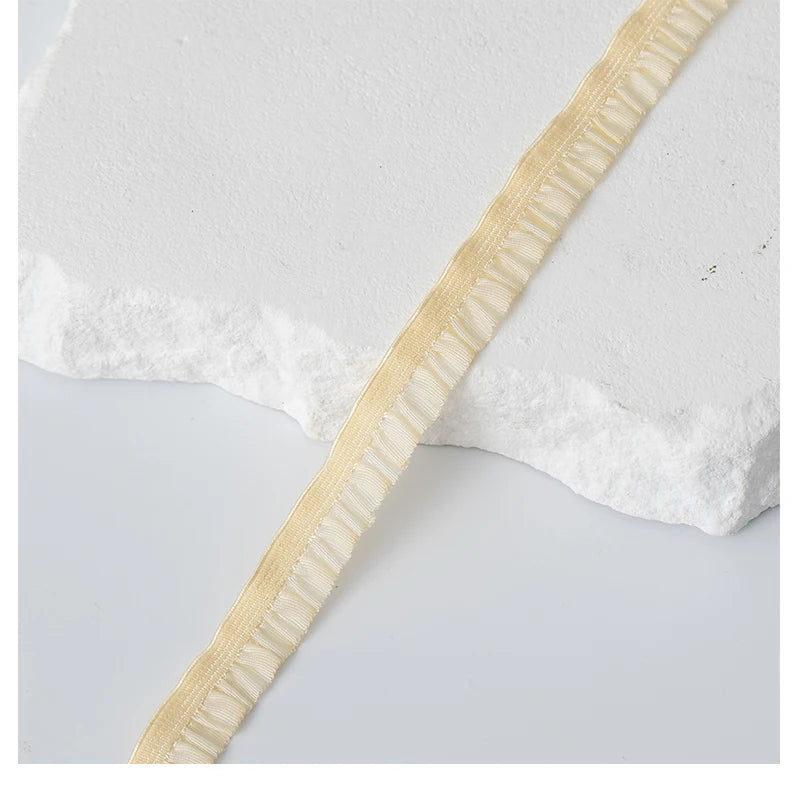 5Meters Elastic Lace Trim Ribbons for Party Dress Decoration Clothing DIY Crafts Supplies Needlework High Quality Sewing Fabric