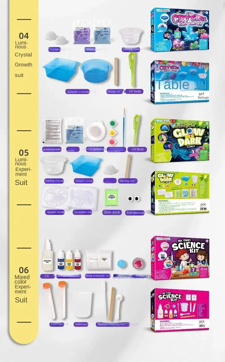 9-in-1 Science Experiment Kit – DIY Soap, Puzzle & Magic STEM Toys for Kids