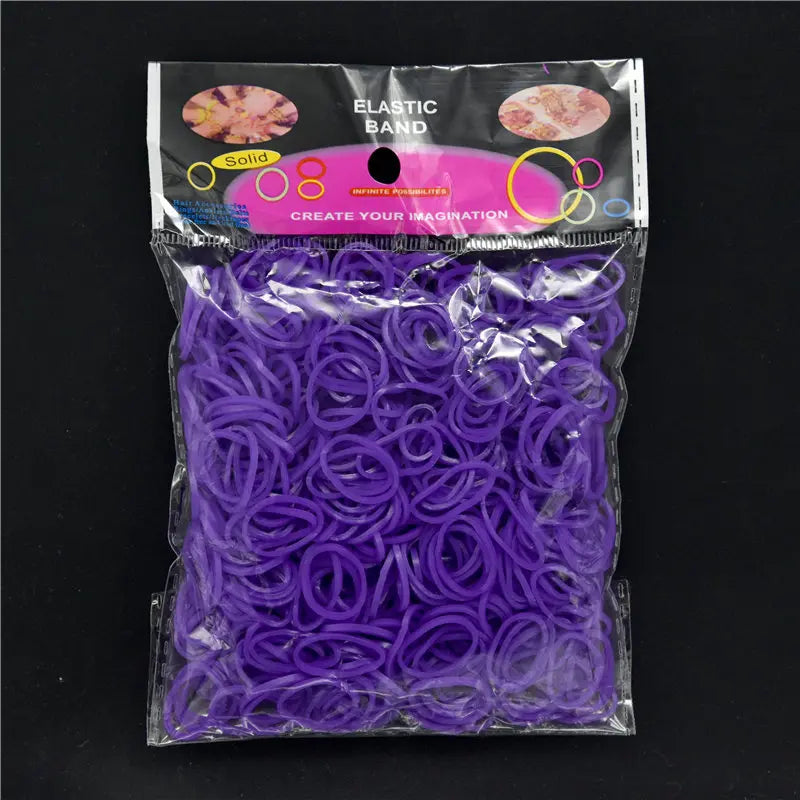 600+ Loom Rubber Band Refill Kit – 31 Colors Bracelet Making Kit for Kids – DIY Weaving Craft Set with Loom Bands Toys