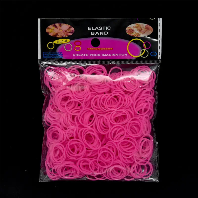 600+ Loom Rubber Band Refill Kit – 31 Colors Bracelet Making Kit for Kids – DIY Weaving Craft Set with Loom Bands Toys