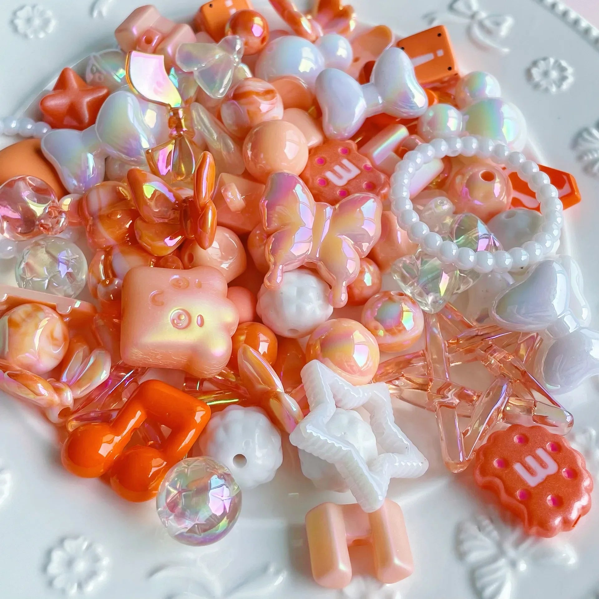 Mixed Acrylic Beads Set for DIY Jewelry Making