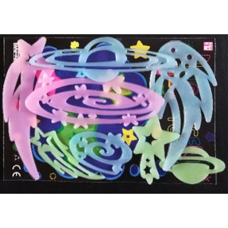 Glow in the Dark Cartoon Butterfly & Stars Wall Stickers – Luminous Noctilucent Decals for Kids Room & Bedroom Decor