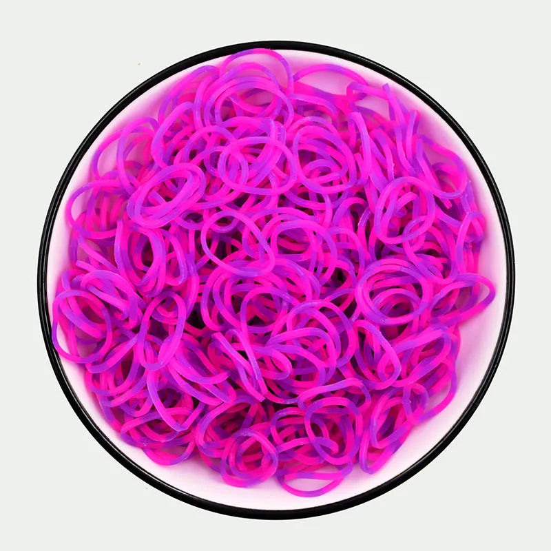 600+ Loom Rubber Band Refill Kit – 31 Colors Bracelet Making Kit for Kids – DIY Weaving Craft Set with Loom Bands Toys