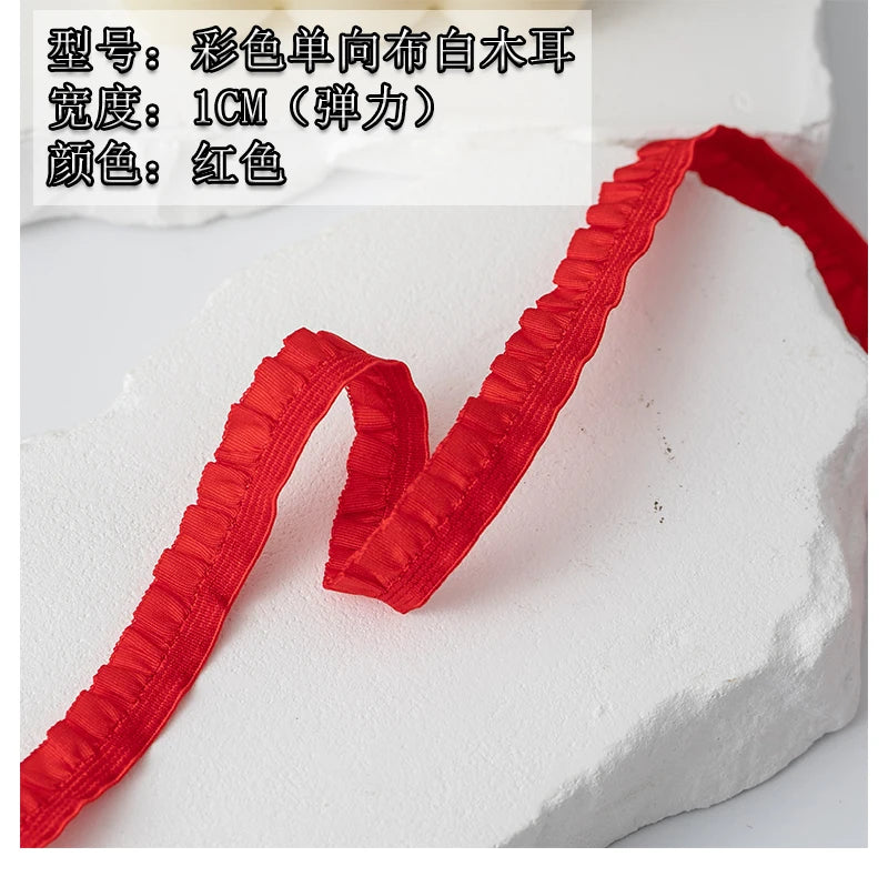 5Meters Elastic Lace Trim Ribbons for Party Dress Decoration Clothing DIY Crafts Supplies Needlework High Quality Sewing Fabric