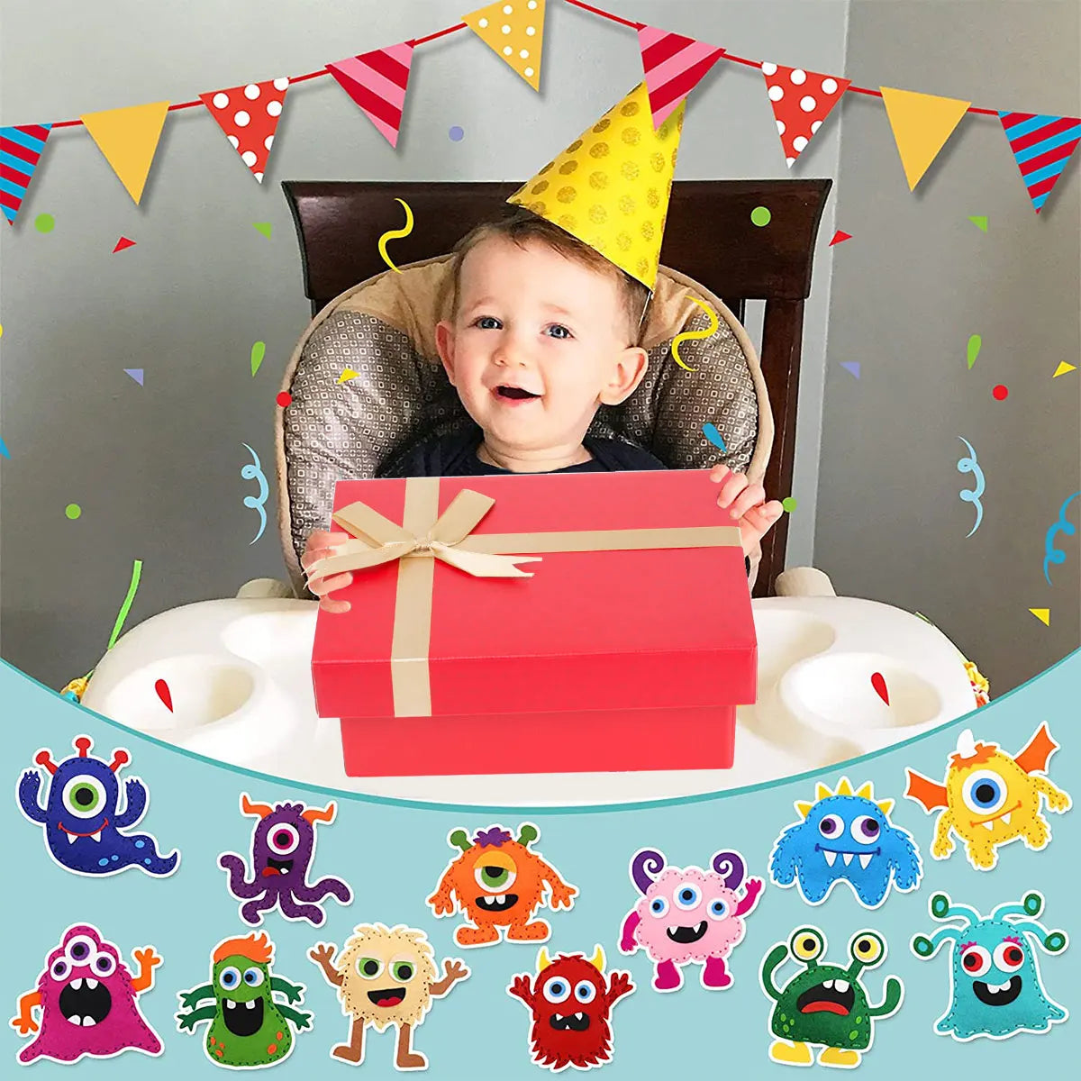 DIY Sewing Animals Craft Kit – Forest Creatures Felt Plush Toys for Kids – Beginner Sewing Set for Creative Play