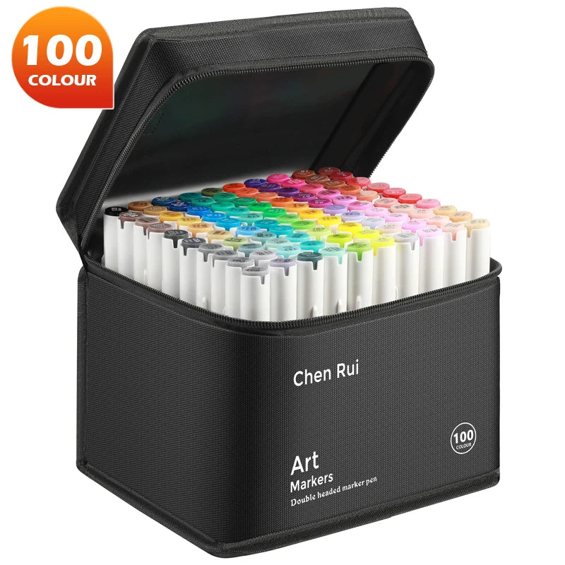 Professional Dual Tip Art Marker Set for Artists