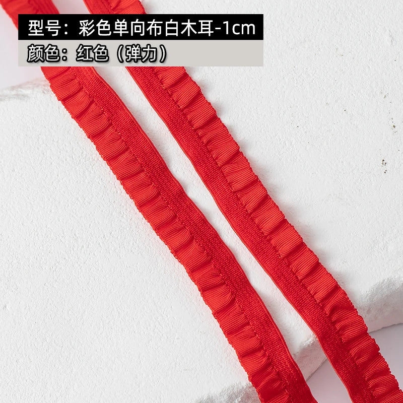 5Meters Elastic Lace Trim Ribbons for Party Dress Decoration Clothing DIY Crafts Supplies Needlework High Quality Sewing Fabric