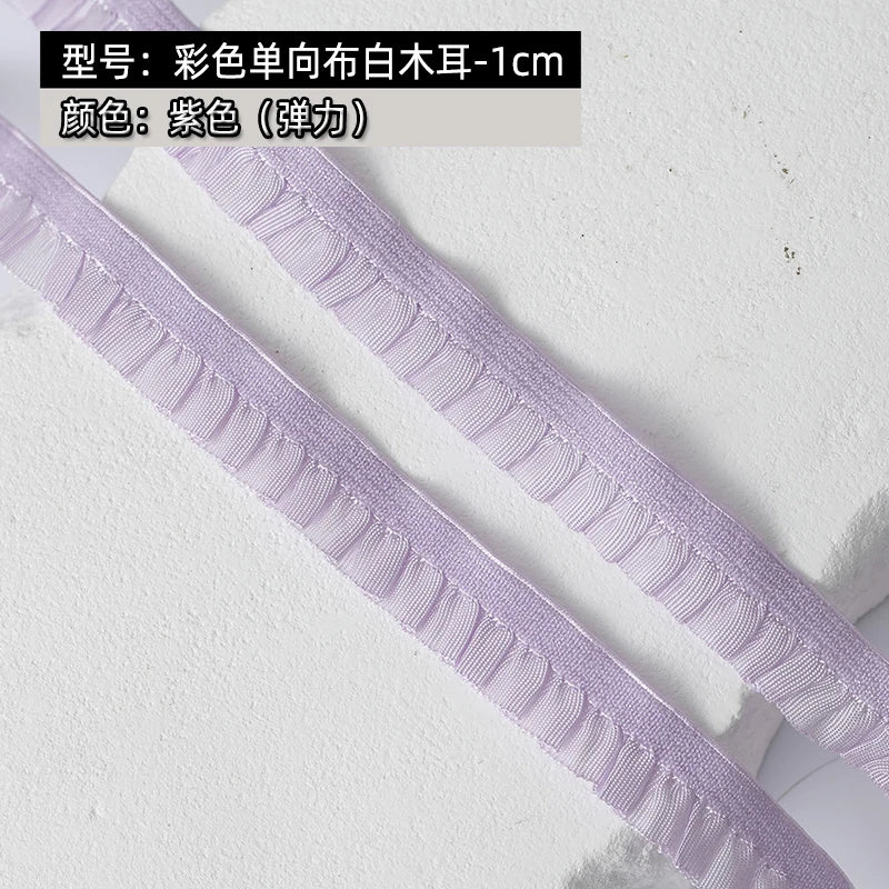 5Meters Elastic Lace Trim Ribbons for Party Dress Decoration Clothing DIY Crafts Supplies Needlework High Quality Sewing Fabric