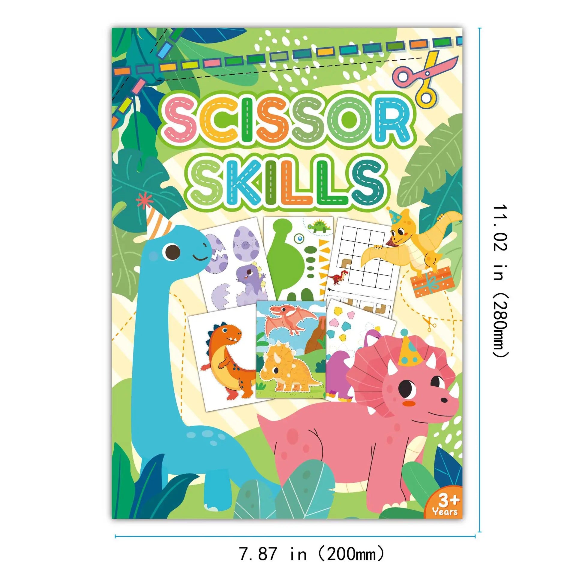 Children Paper-Cutting Book – Cartoon Fun DIY Craft Kit for Kids – Kindergarten Handmade Puzzle & Creative Learning Gift