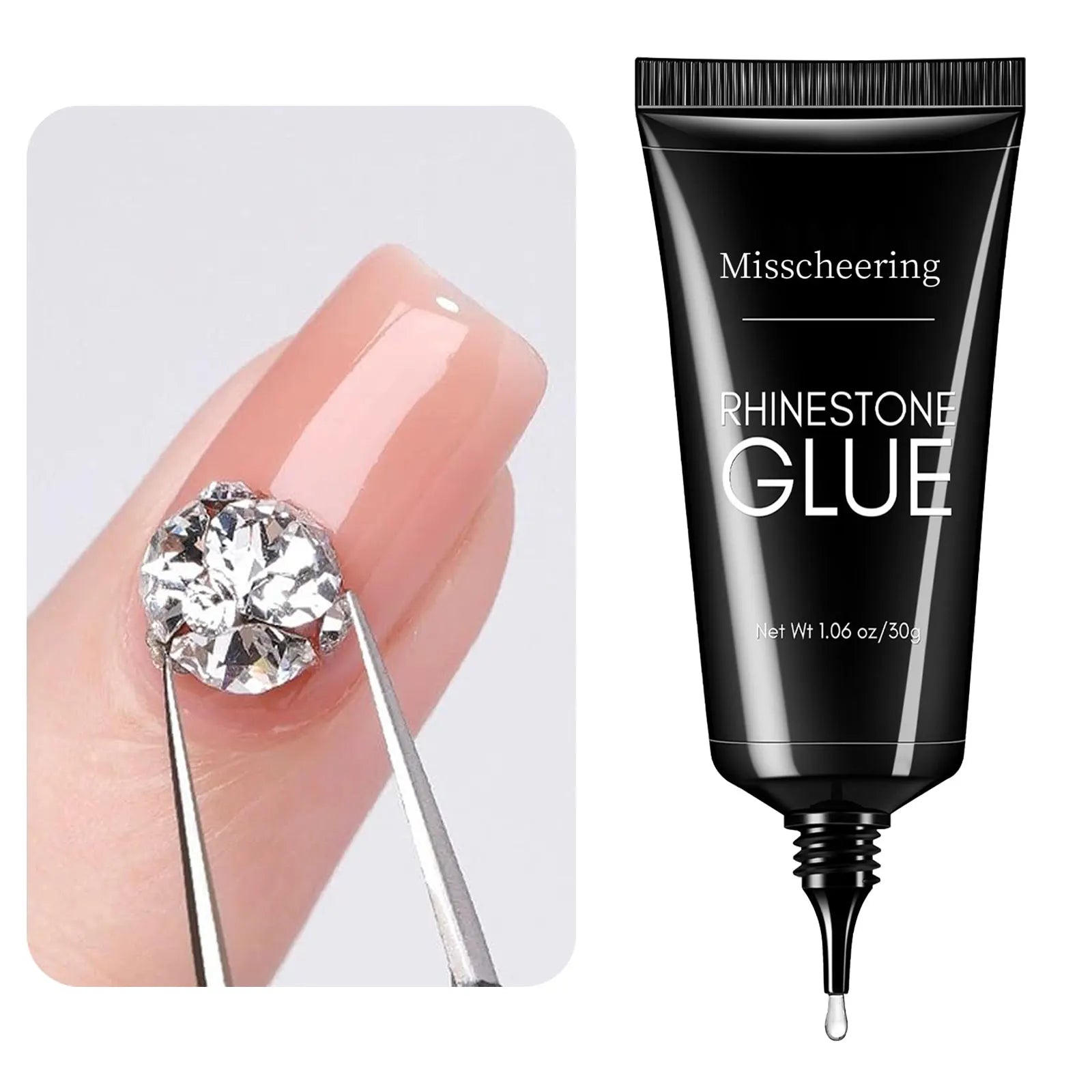 30g Nail Rhinestone Glue Super Strong Gel for Nail Art