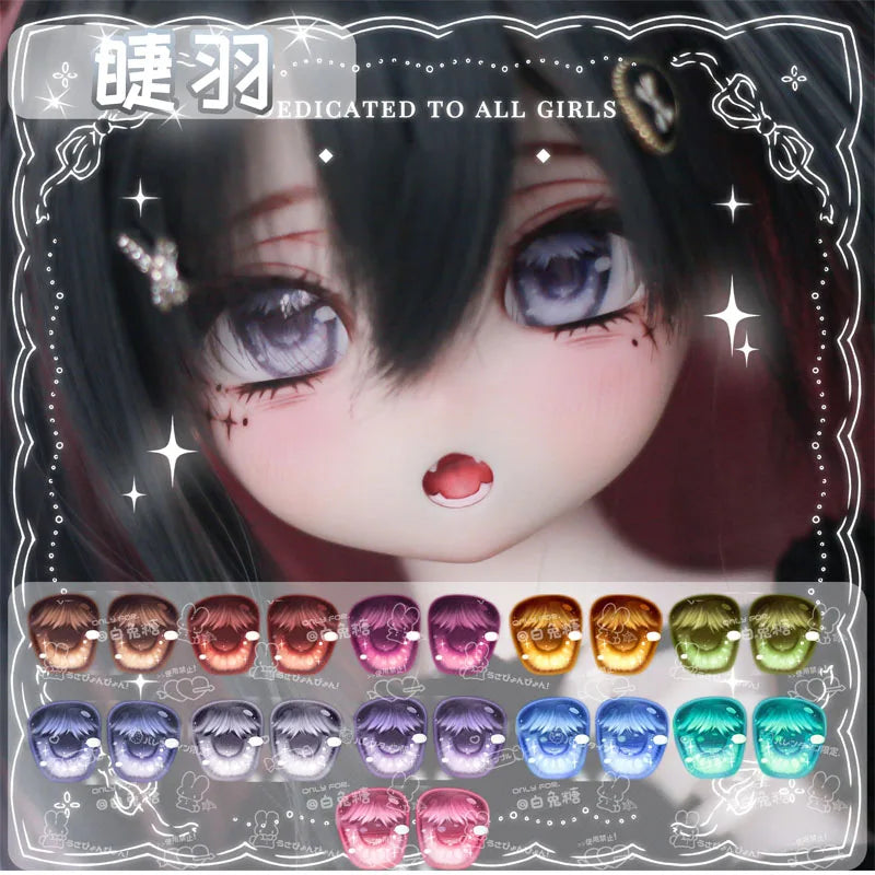 BJD Doll Acrylic Metallic Eyes 10–24mm Accessories
