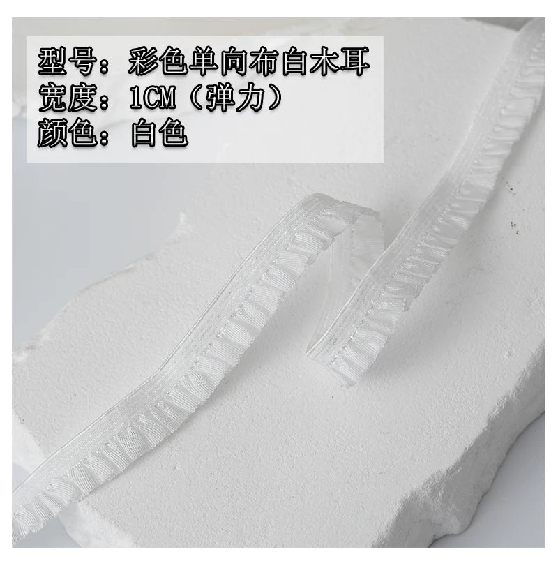 5Meters Elastic Lace Trim Ribbons for Party Dress Decoration Clothing DIY Crafts Supplies Needlework High Quality Sewing Fabric