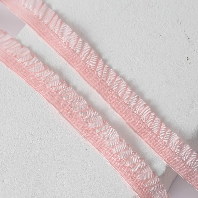 5Meters Elastic Lace Trim Ribbons for Party Dress Decoration Clothing DIY Crafts Supplies Needlework High Quality Sewing Fabric