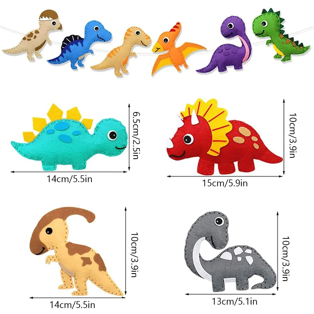 DIY Sewing Animals Craft Kit – Forest Creatures Felt Plush Toys for Kids – Beginner Sewing Set for Creative Play