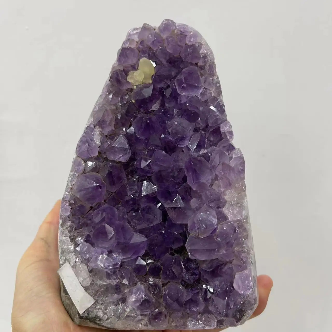 Natural Amethyst Crystal Cluster – Raw Quartz Healing Stone Mineral for Home Décor, Feng Shui, and Spiritual Energy