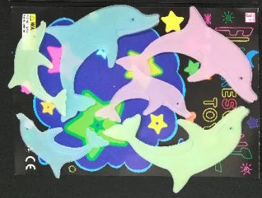 Glow in the Dark Cartoon Butterfly & Stars Wall Stickers – Luminous Noctilucent Decals for Kids Room & Bedroom Decor