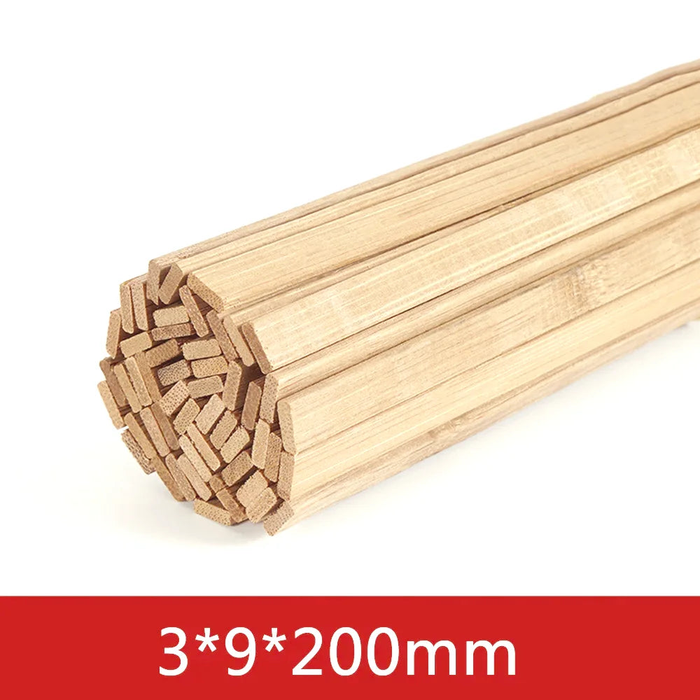 20–50pcs Balsa Wood Sticks Craft Square Rods