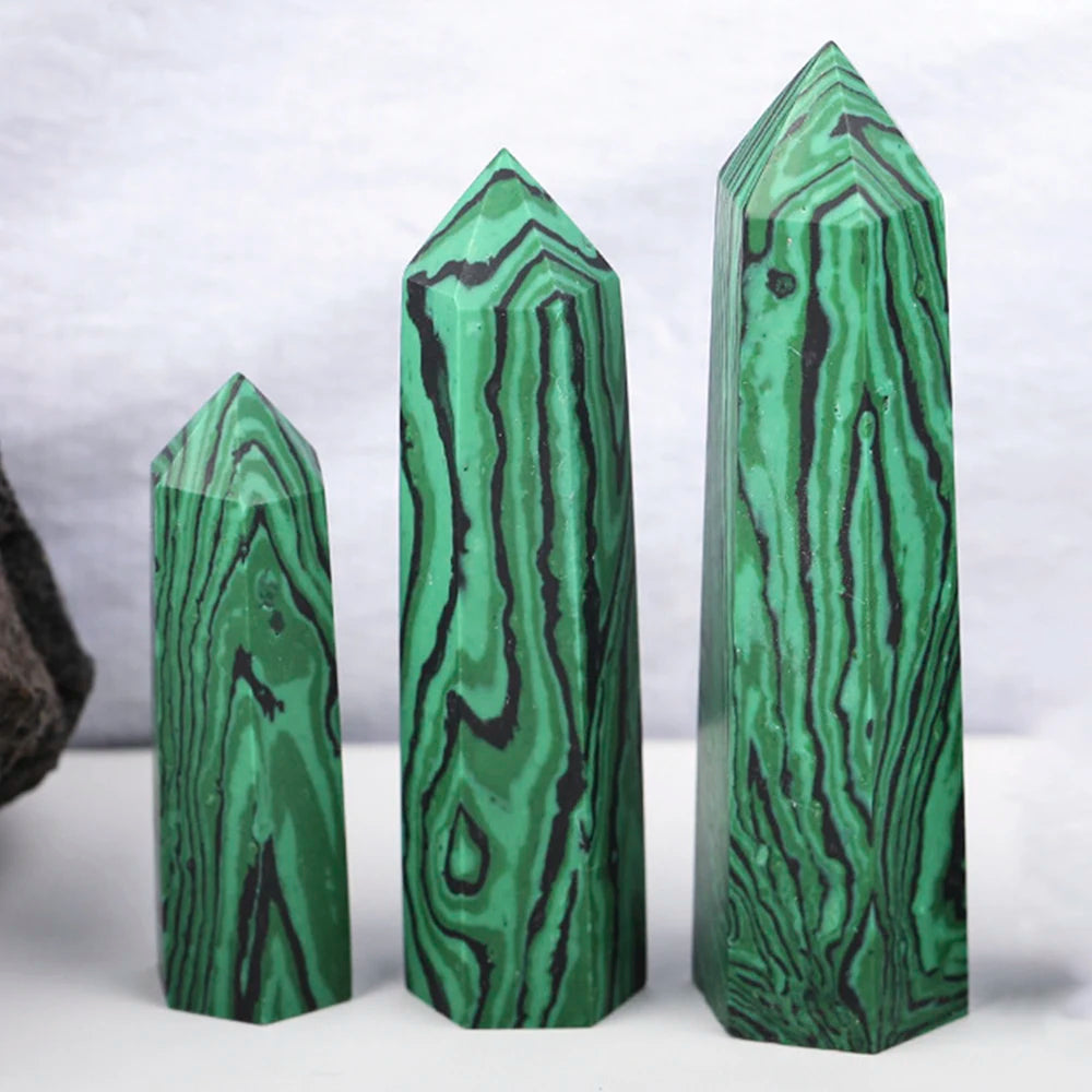 Natural Crystal Point Wand – Rose Quartz, Amethyst & Healing Stones for Witchcraft, Meditation, and Home Decoration