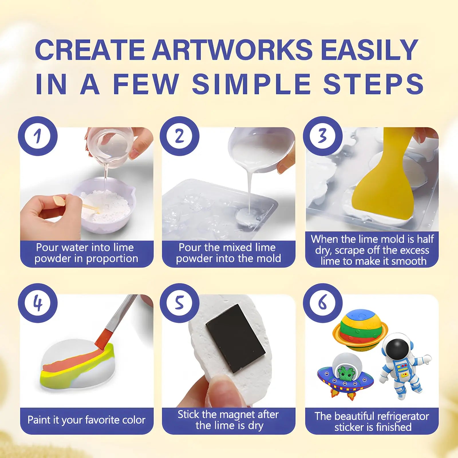 Kids Arts & Crafts Painting Kit DIY Creative Toy Set