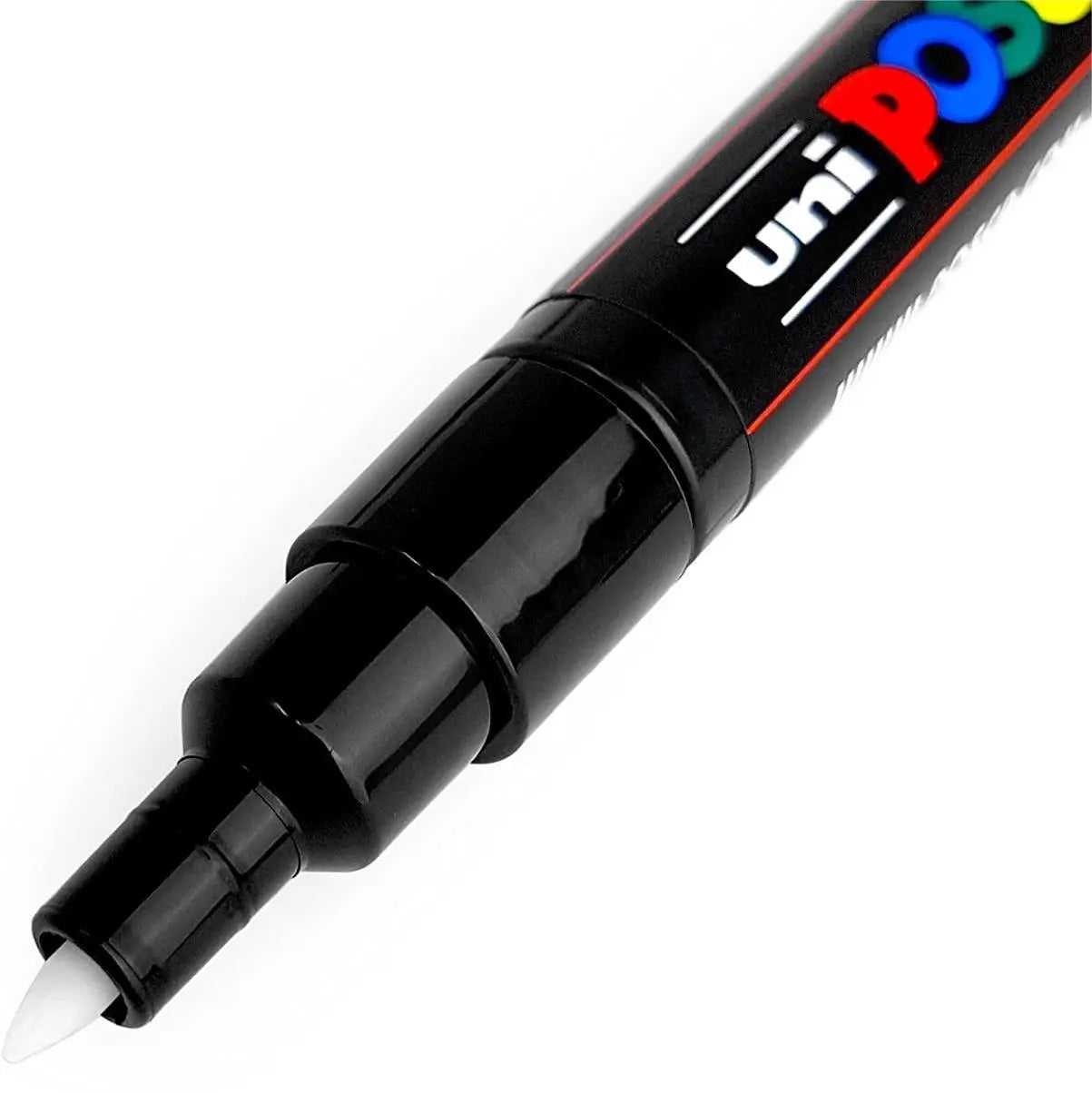 UNI POSCA Acrylic Marker Pen – White or Black Paint Pen for Posters, Graffiti, and Art Projects – PC-1M / 3M / 5M Tip Sizes (1PC)