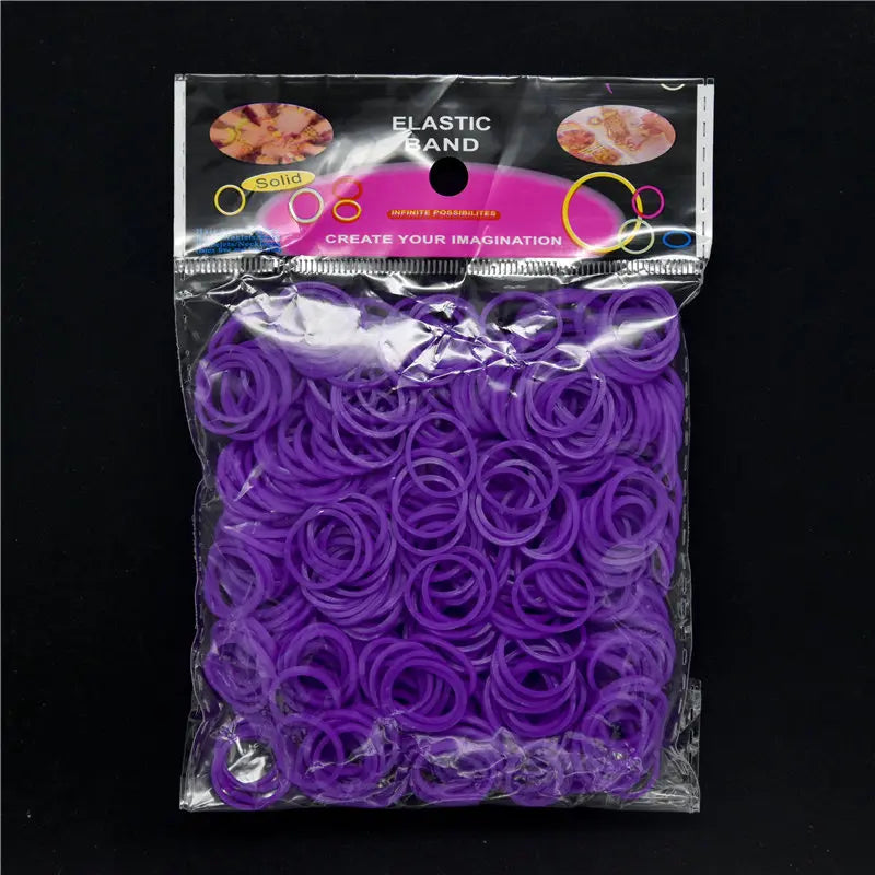 600+ Loom Rubber Band Refill Kit – 31 Colors Bracelet Making Kit for Kids – DIY Weaving Craft Set with Loom Bands Toys