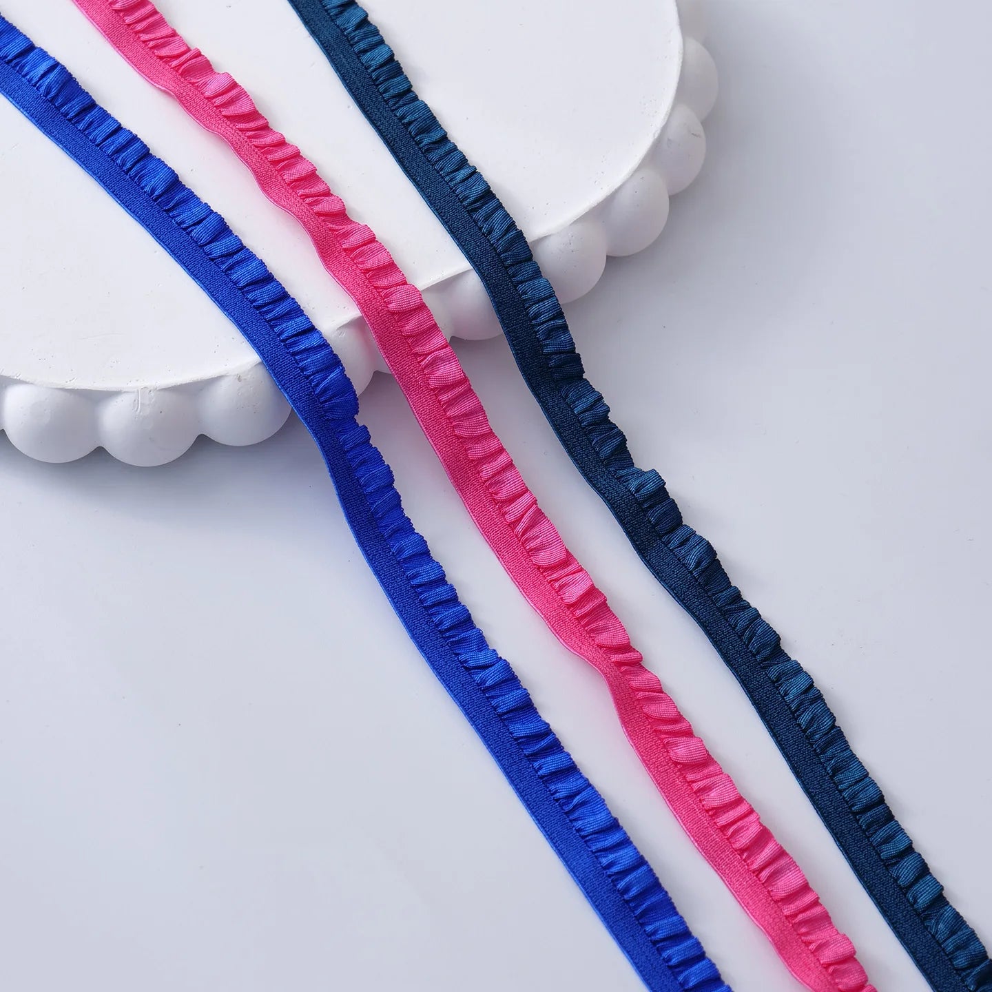 5Meters Elastic Lace Trim Ribbons for Party Dress Decoration Clothing DIY Crafts Supplies Needlework High Quality Sewing Fabric