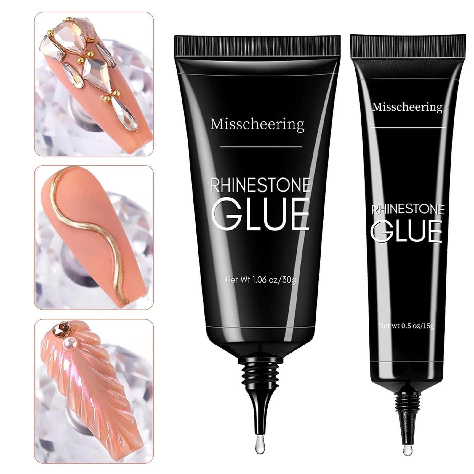 30g Nail Rhinestone Glue Super Strong Gel for Nail Art