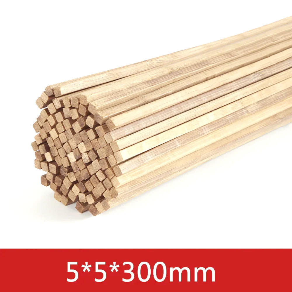 20–50pcs Balsa Wood Sticks Craft Square Rods