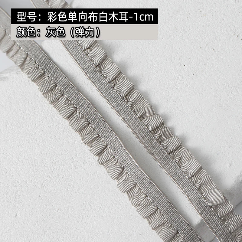 5Meters Elastic Lace Trim Ribbons for Party Dress Decoration Clothing DIY Crafts Supplies Needlework High Quality Sewing Fabric