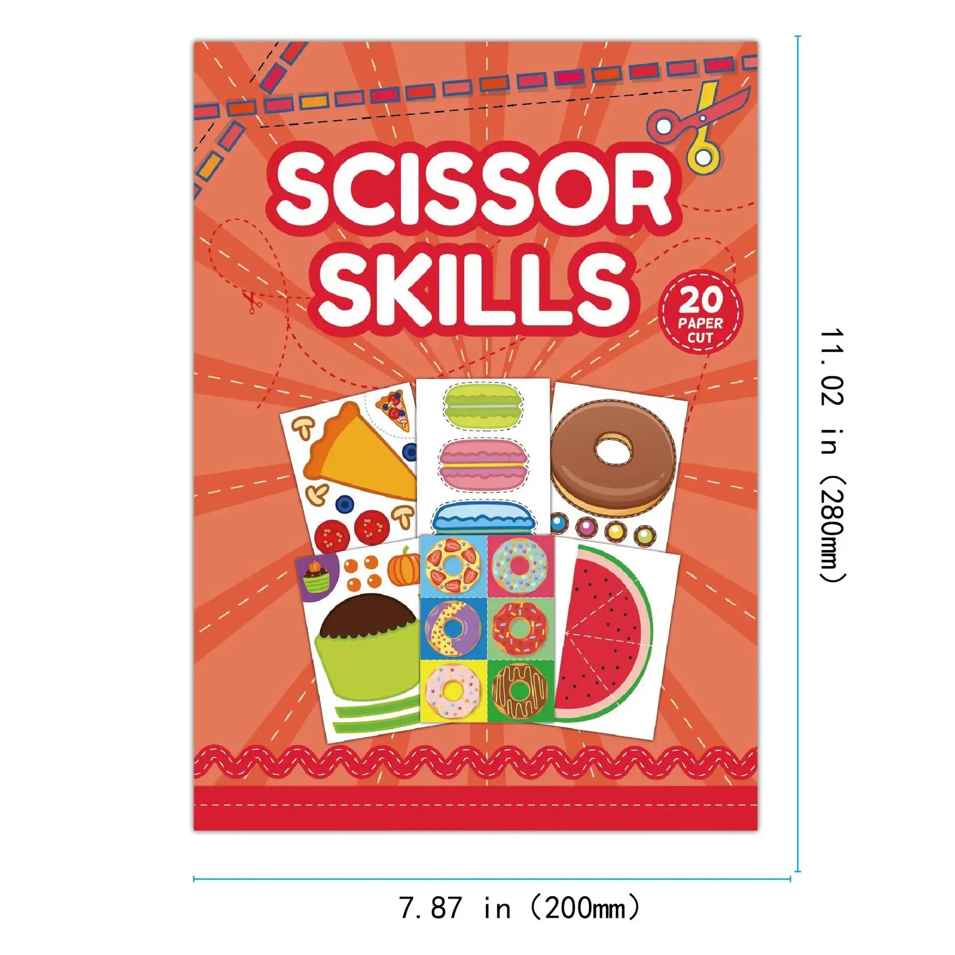 Children Paper-Cutting Book – Cartoon Fun DIY Craft Kit for Kids – Kindergarten Handmade Puzzle & Creative Learning Gift