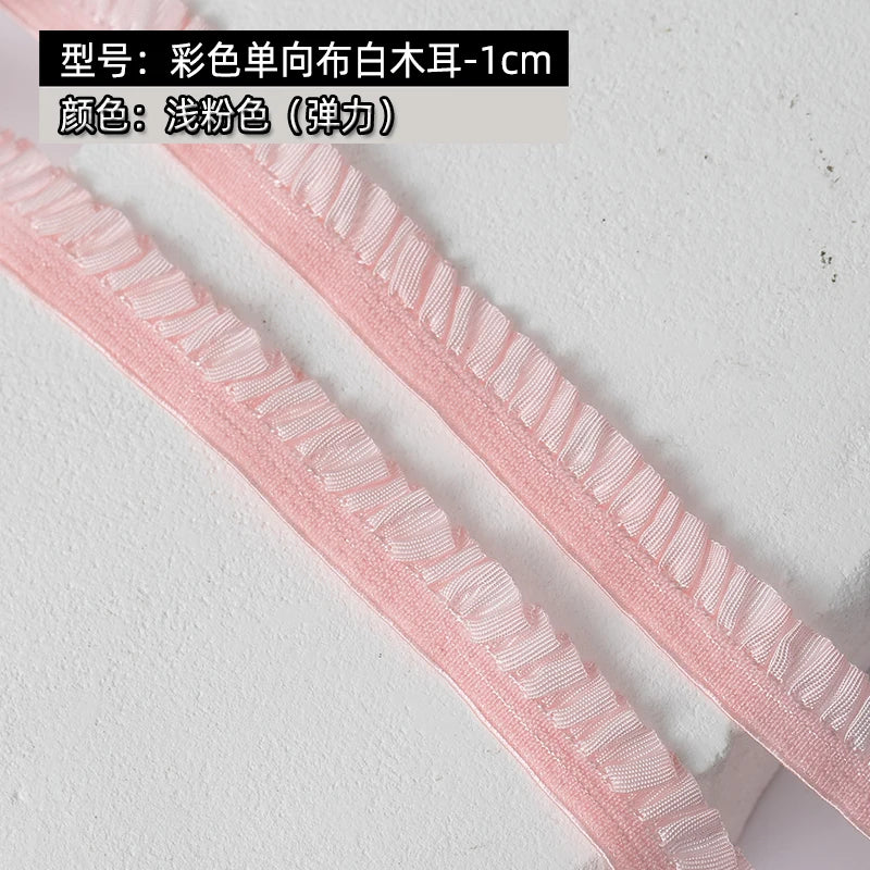 5Meters Elastic Lace Trim Ribbons for Party Dress Decoration Clothing DIY Crafts Supplies Needlework High Quality Sewing Fabric