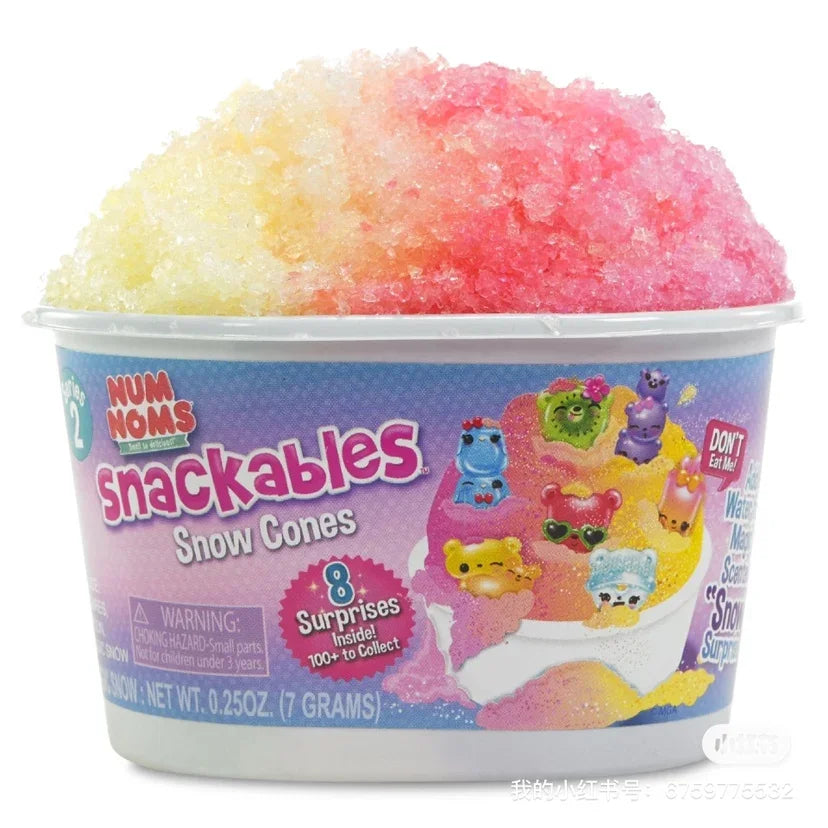 Num Noms Lipgloss Stamp Snow Cones Snackables Blind Box Collectible Toy Figures