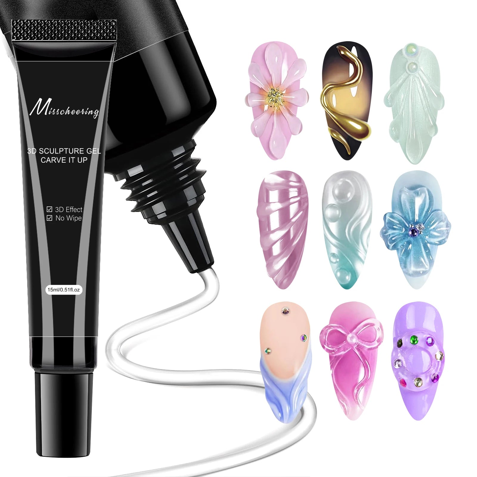 30g Nail Rhinestone Glue Super Strong Gel for Nail Art